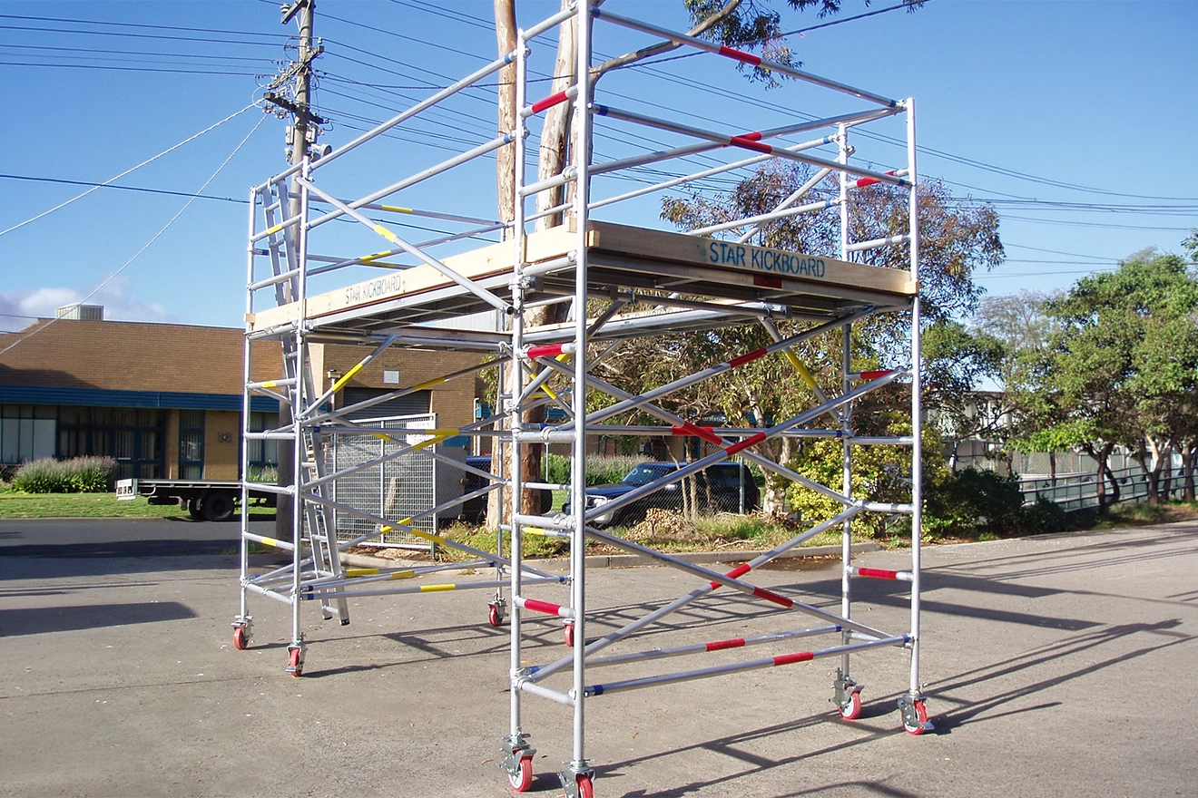 Star Aluminium mobile scaffold systems for sites where fixed scaffold is impractical