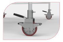 Heavy-Duty Adjustable Castors