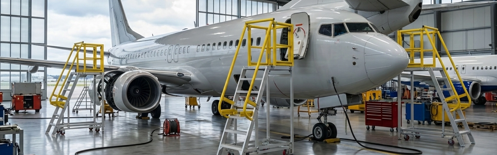 Platforms engineeredto the airframe.
