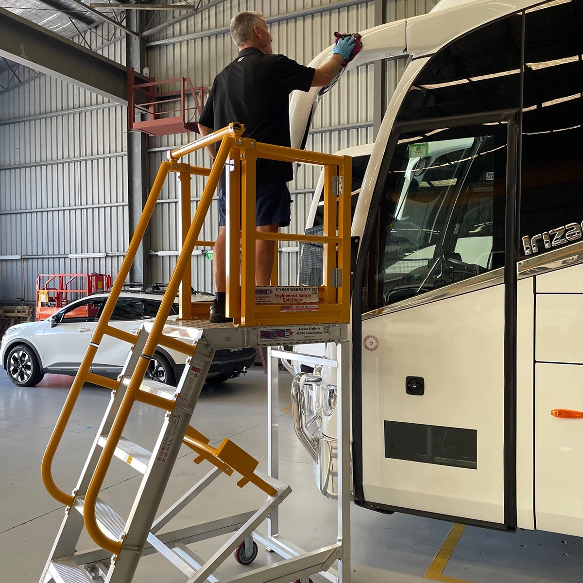 Aluminium Work Platform Ladder
