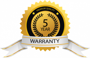 5 Year Warranty Badge for All Products