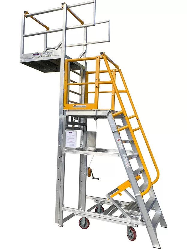 Adjustable maintenance platform