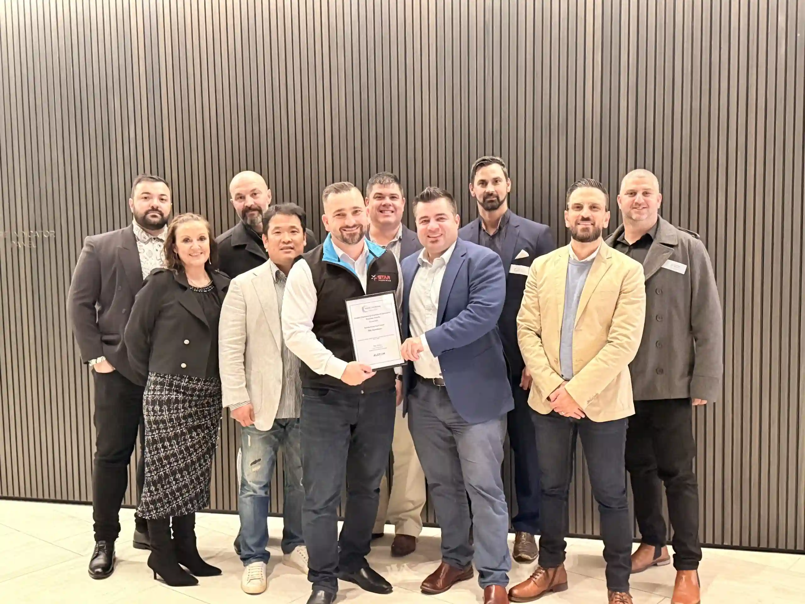 Star Aluminium team at the 2025 Greater Dandenong Business Awards