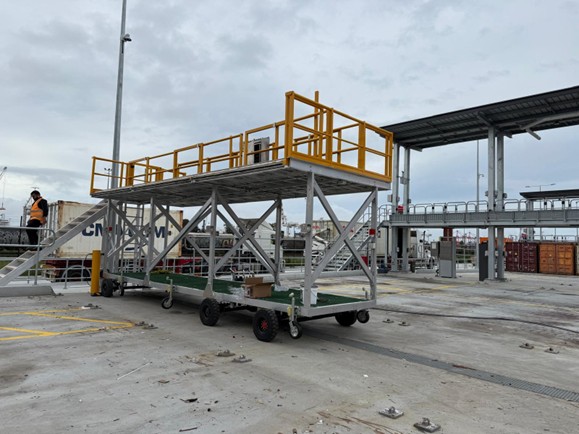T-Rex mobile platform at DP World terminal