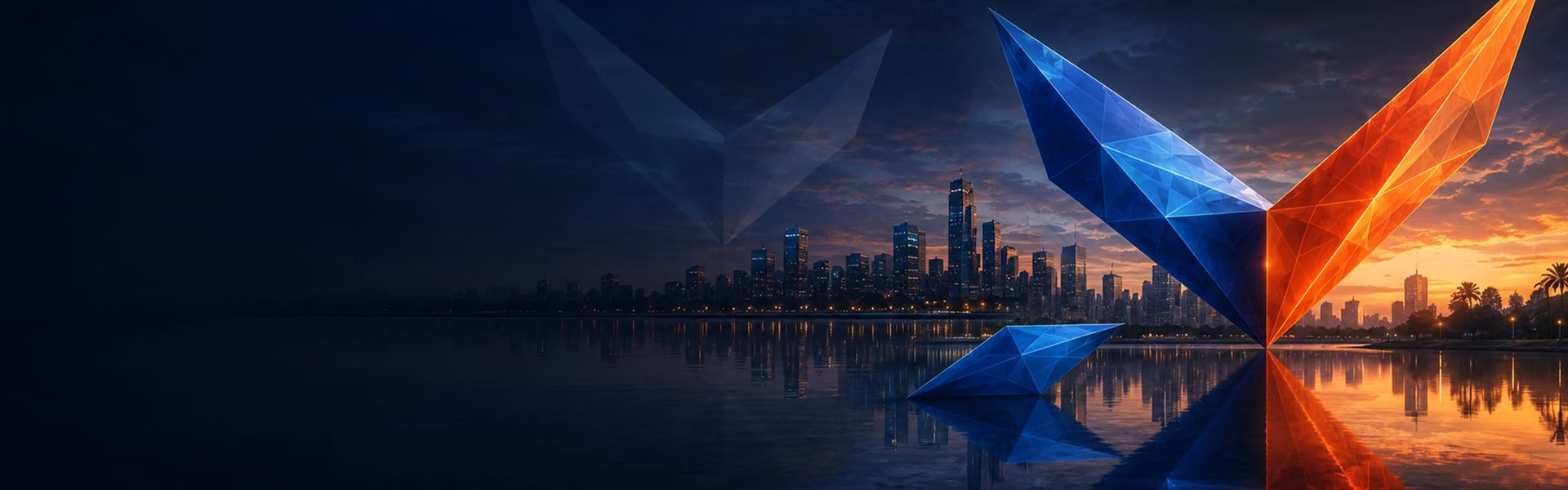 Star Holdings group banner showing the Star mark over a city skyline at dusk